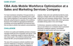 CBA Aids Mobile Workforce Optimization at a Sales and Marketing Services Company